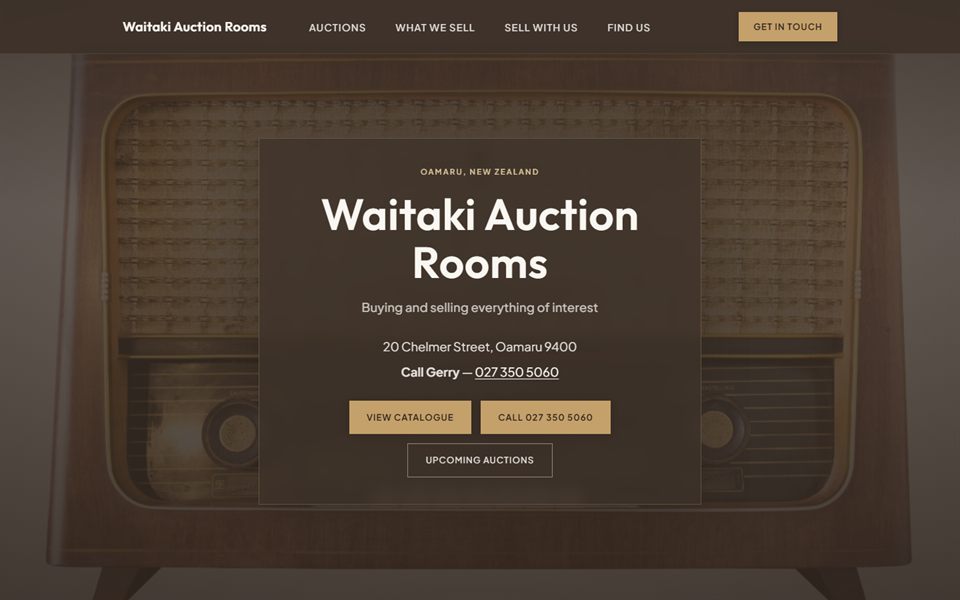 Auction platform, built on Coredera
